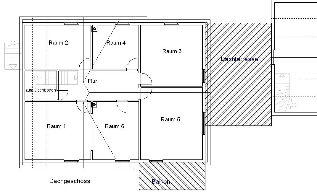 Dachgeschoss Wohnhaus