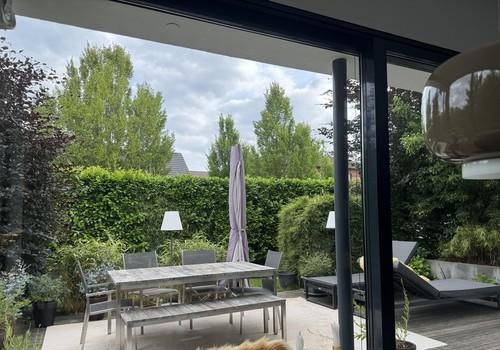Ausblick Wohnz. zur Terrasse