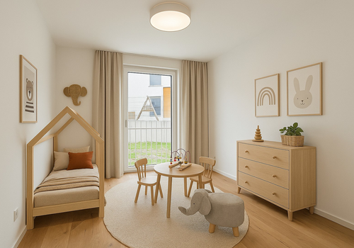 Kinderzimmer (KI-Staging)