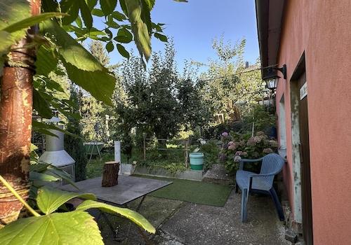 am Gartenhäuschen