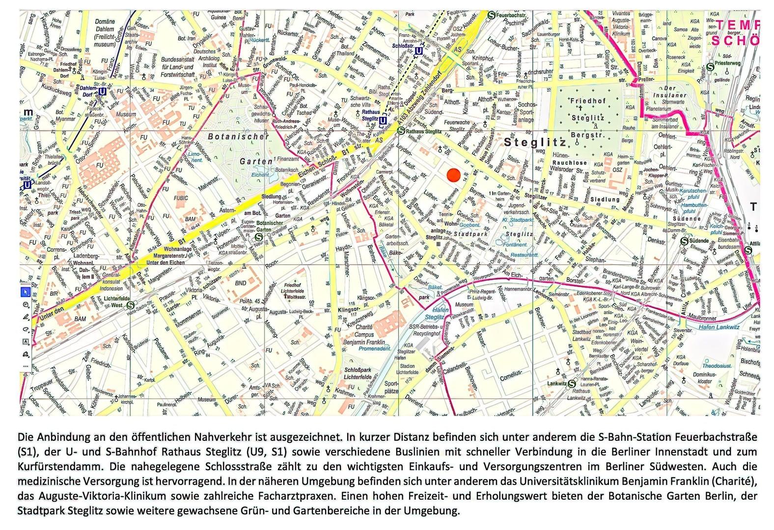 Stadtplan Steglitz 