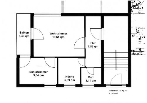 Grundriss Bestand