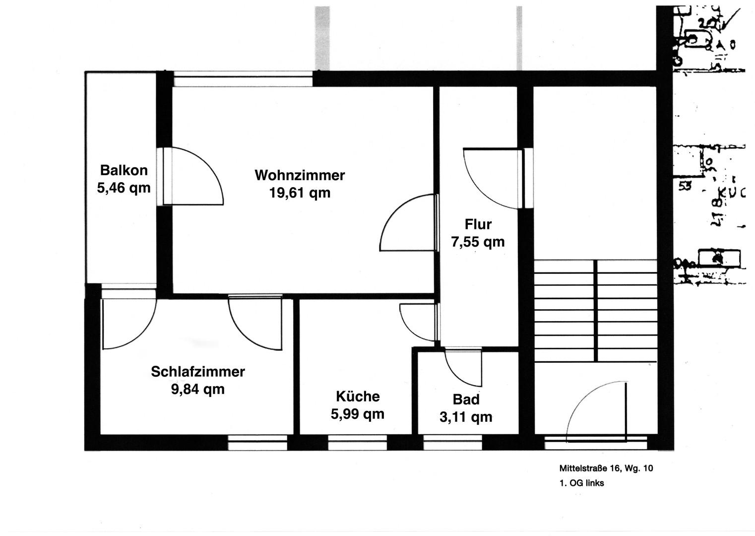 Grundriss Bestand