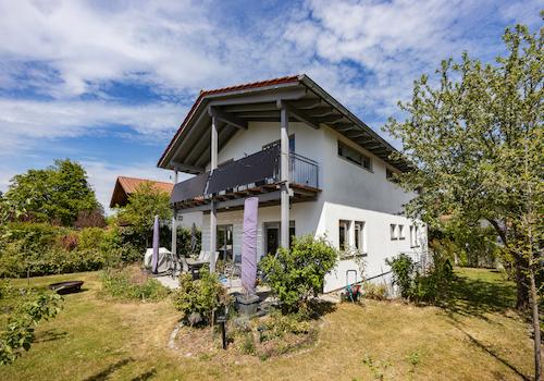Blick auf das Haus