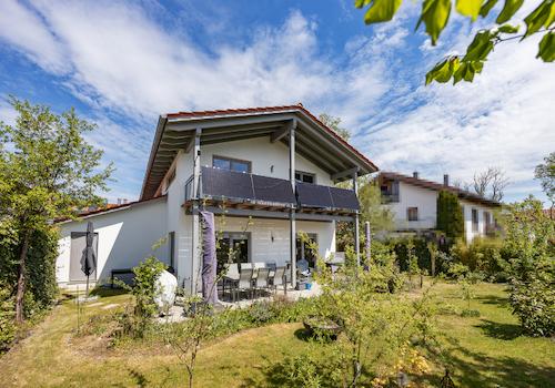 Blick auf das Haus