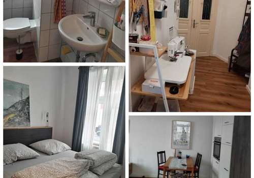 Schlafzimmer+Bad+Flur