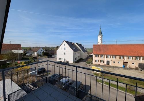 Blick vom Balkon
