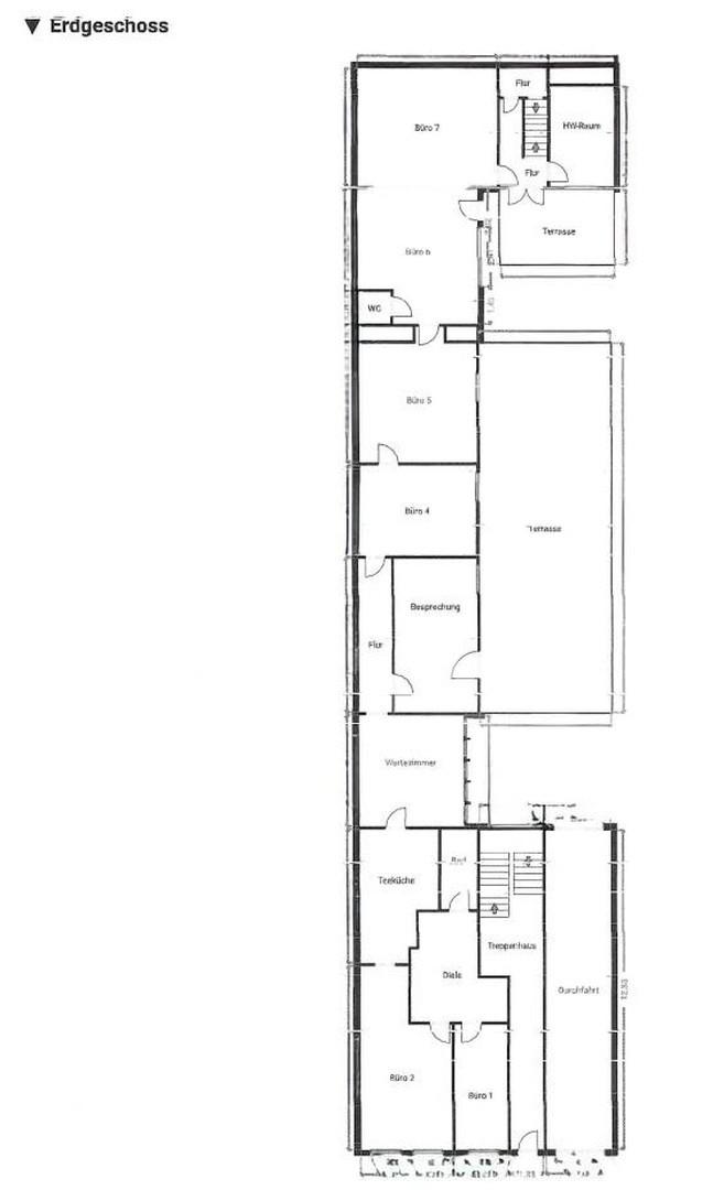 Grundriss EG. (Vorher-/Hinter-
