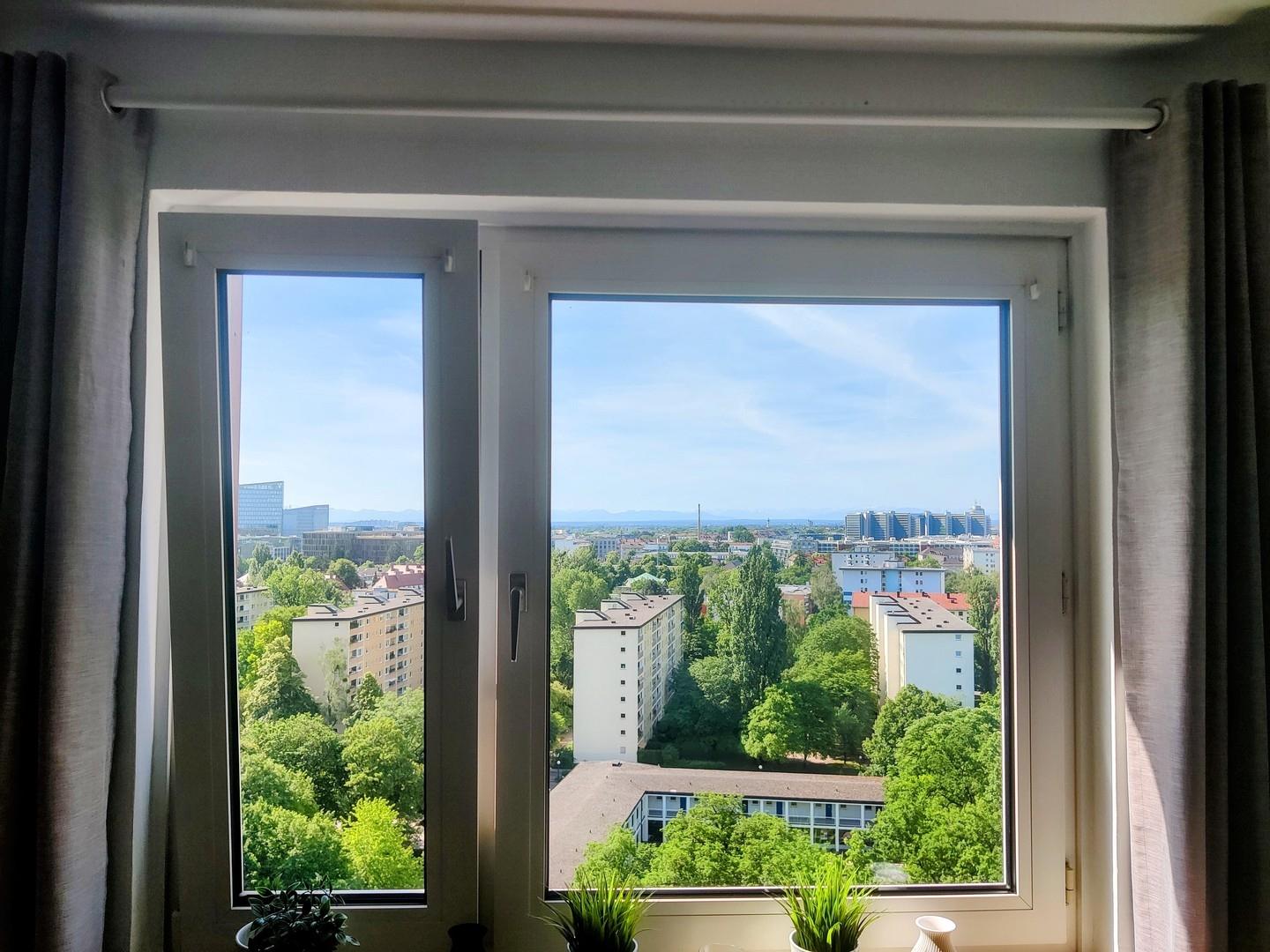 Ausblick Wohnzimmer