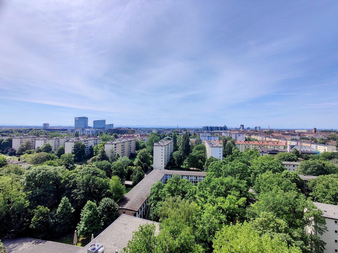 Ausblick Balkon