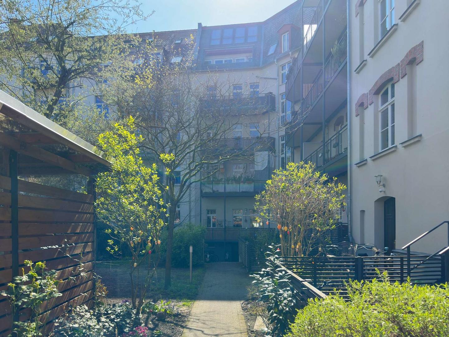 idyllischer Innenhof