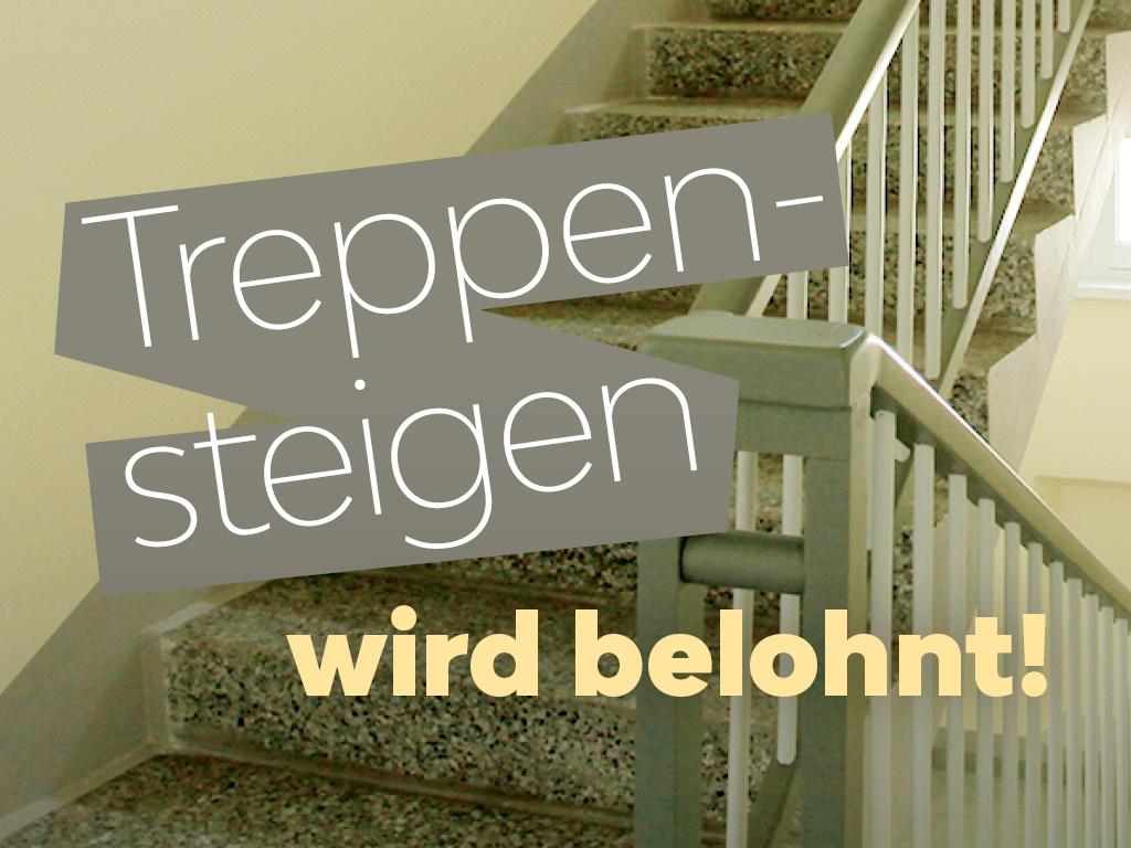Bei dieser Wohnung werden Sie fürs Treppensteigen belohnt