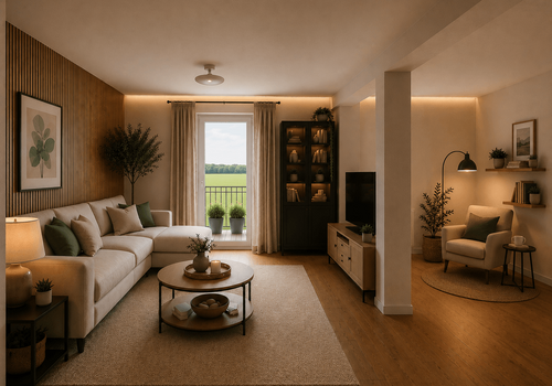 Visualisierung Wohnzimmer