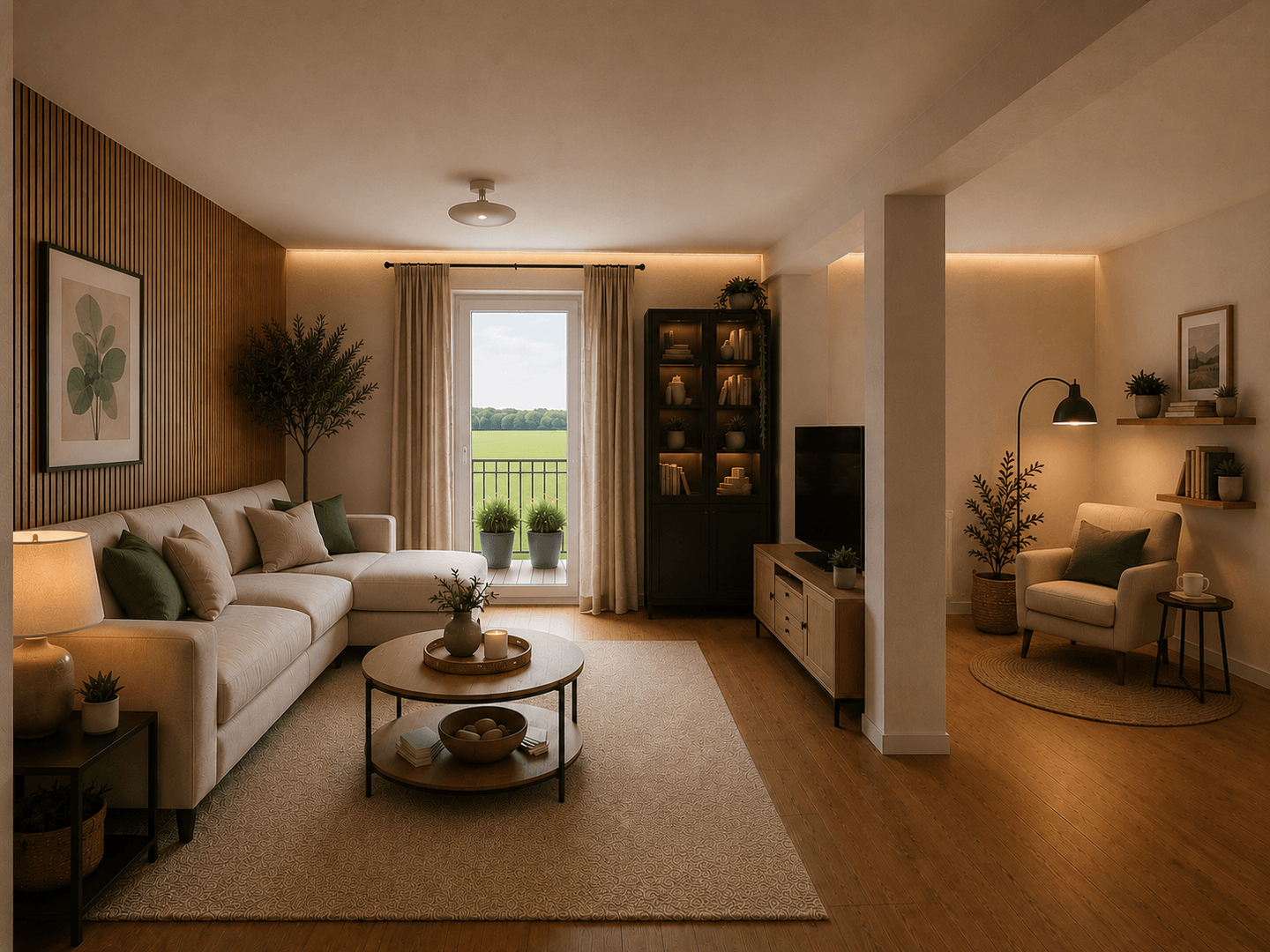 Visualisierung Wohnzimmer