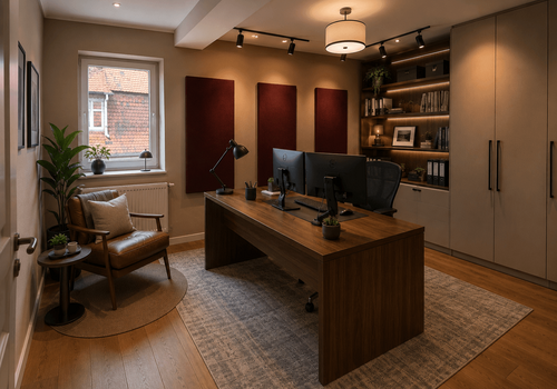 Visualisierung Arbeitszimmer