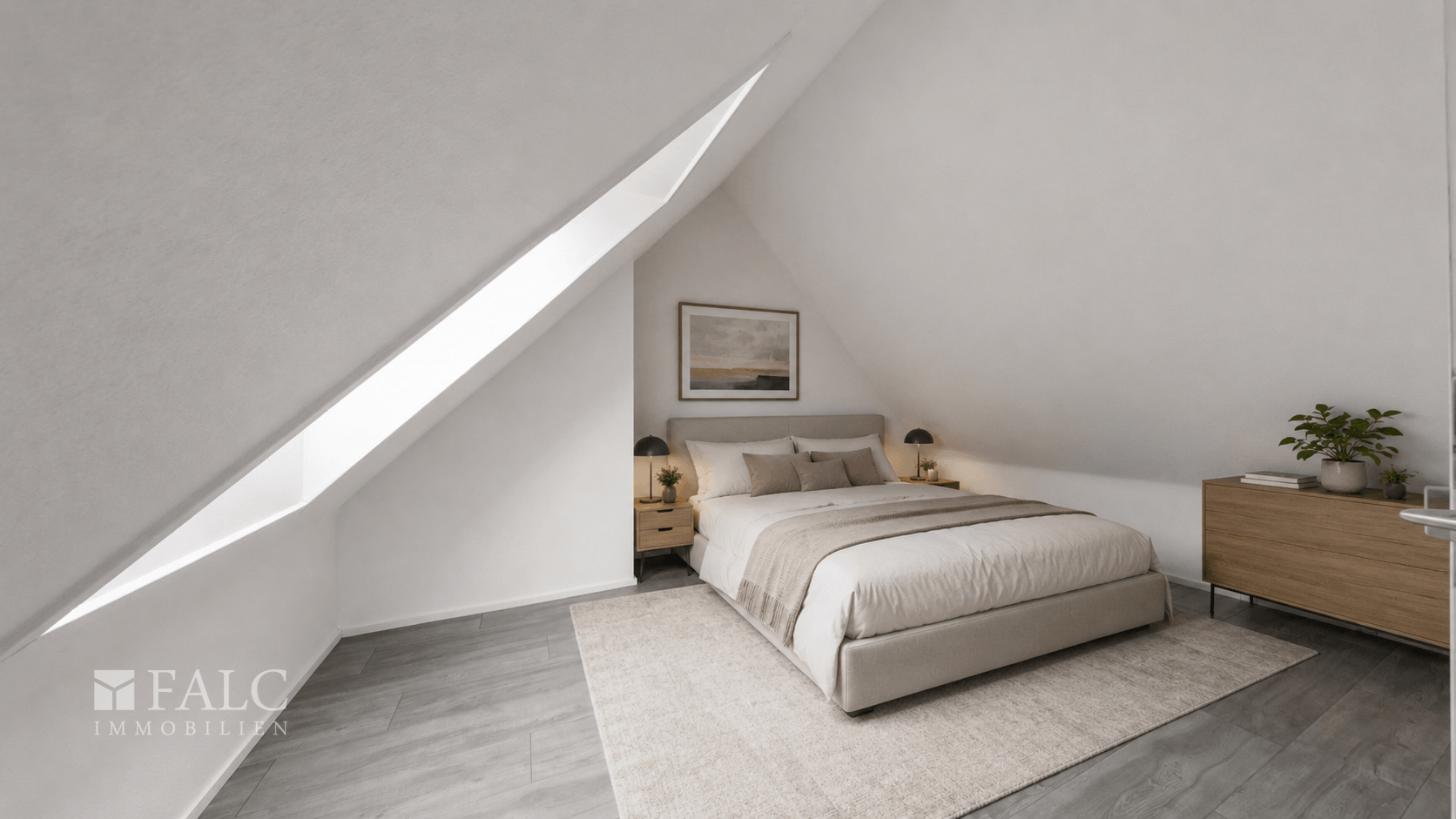 Schlafzimmer visualisiert 