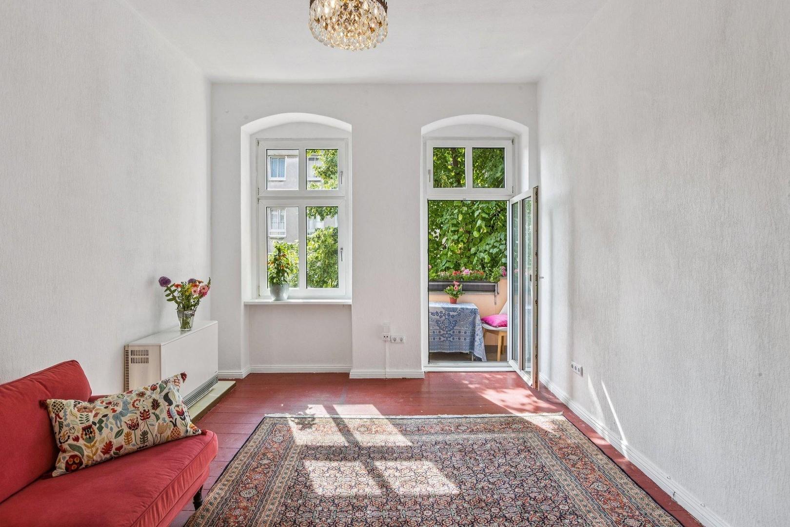 Zimmer 2, Balkon