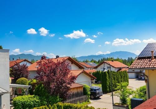 Blick aus dem Obergeschoss