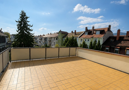 Dachterrasse vor Modernisierun