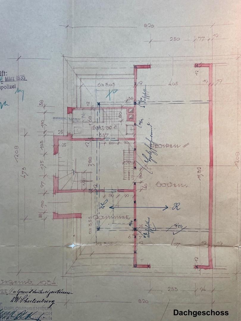 Grundriss Dachgeschoss