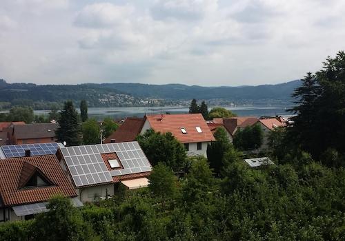 Ausblick Balkon-Wohnzimmer