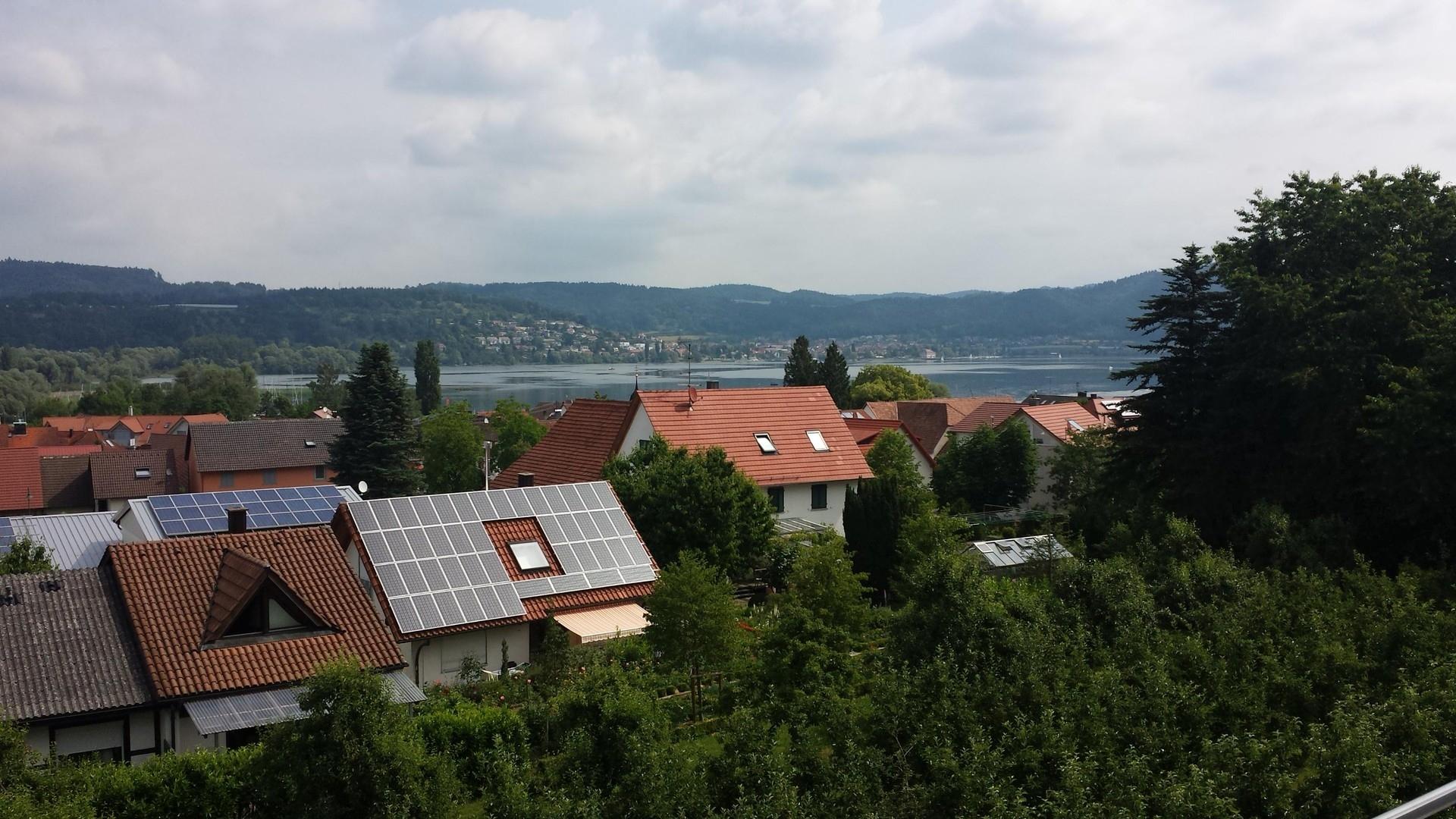Ausblick Balkon-Wohnzimmer
