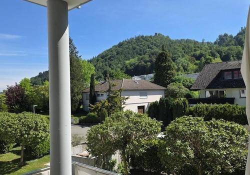 Ausblick Balkon zum Wald
