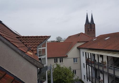 Aussicht vom Balkon v. DG