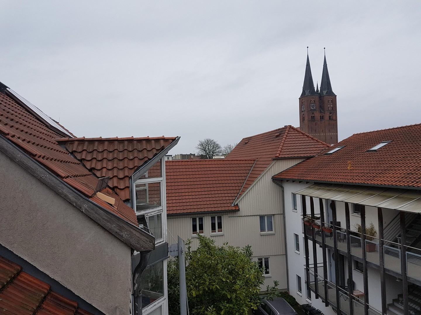 Aussicht vom Balkon v. DG