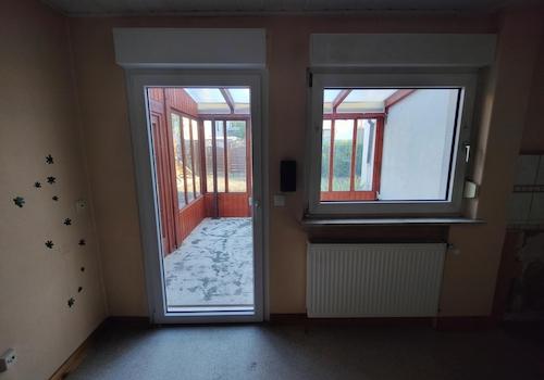 Übergang zum Wintergarten