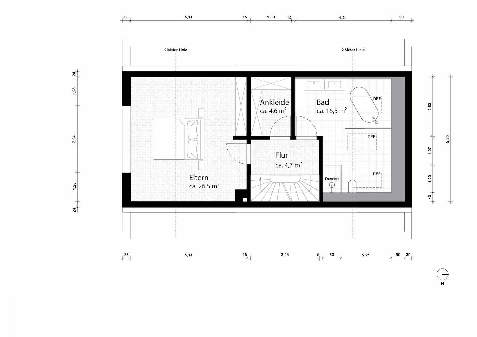 Grundriss Dachgeschoss
