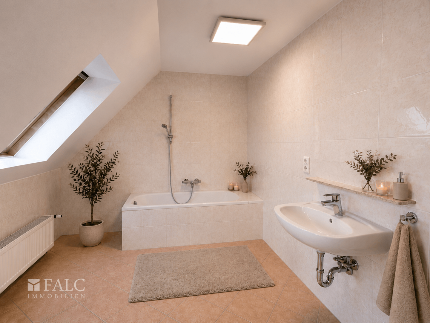 Badezimmer Dachgeschoss
