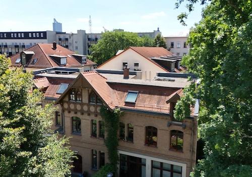 Blick über Hinterhaus