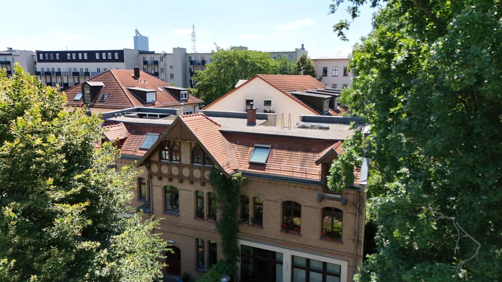 Blick über Hinterhaus