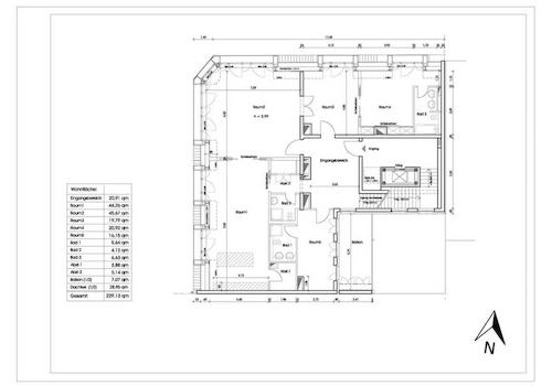 Grundriss mit WFL-Berechn.