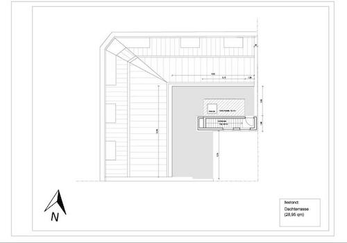 Grundriss Dachterrasse