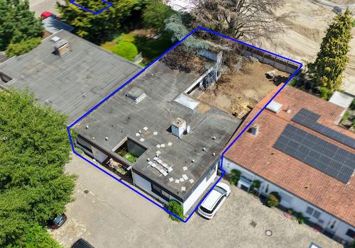 Bungalow und Garage Kennzeichnung