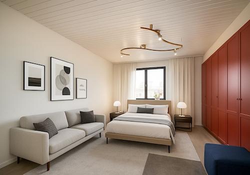 Schlafzimmer (Visualisierung)