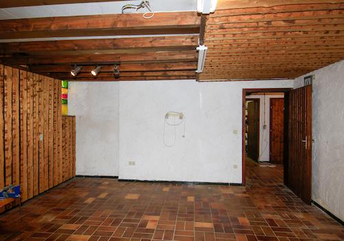 Kellerraum Studio Rückansicht
