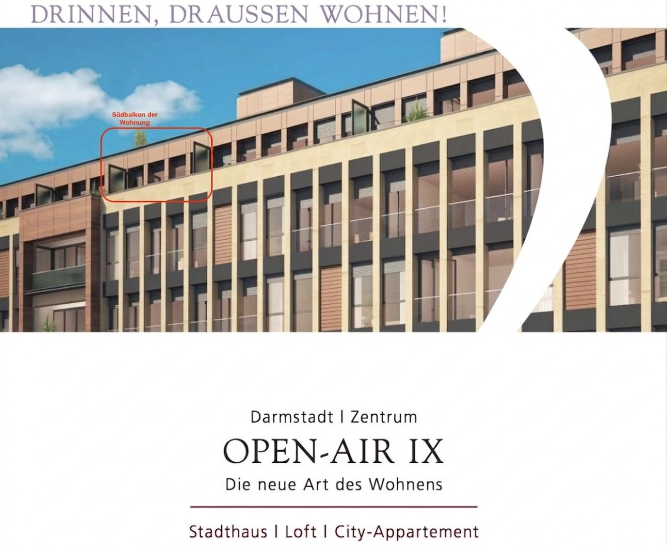 Open Air mit Wohnnugslage