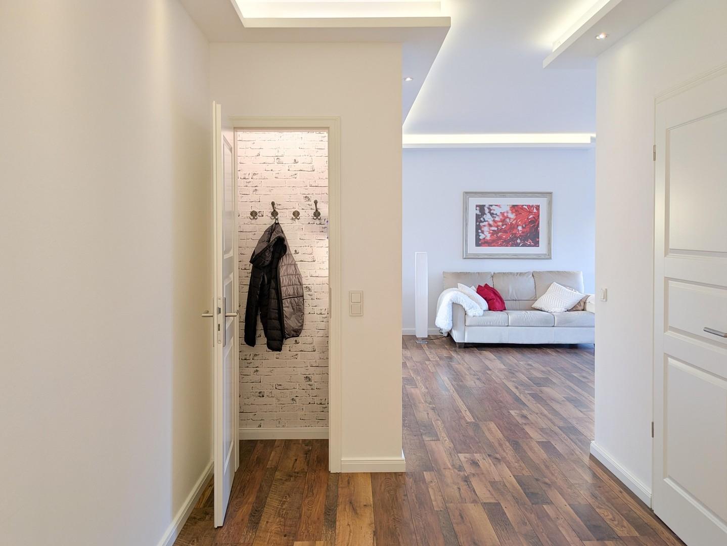 Flur mit Garderobe