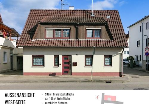 Hausansicht von der Straße