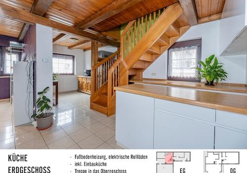 Küche mit Esszimmer