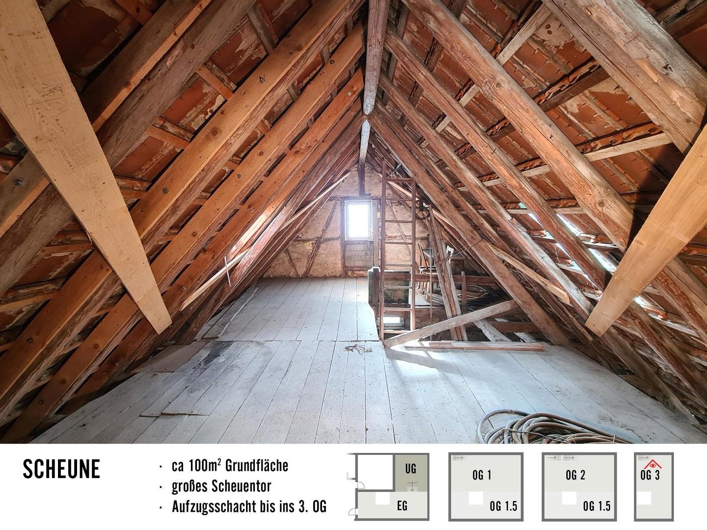 Dritter Stock in der Scheune