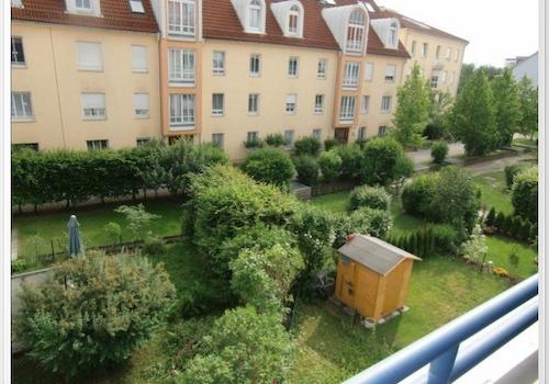 Blick vom Balkon