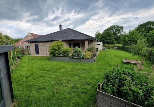 Haus, Garten, Terrasse, Natur