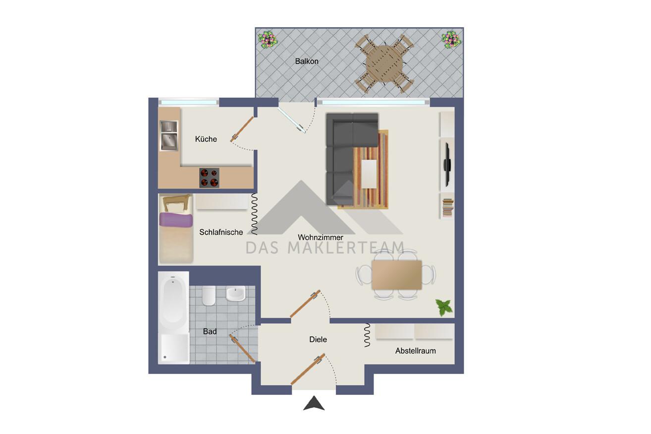 Etagenwohnung