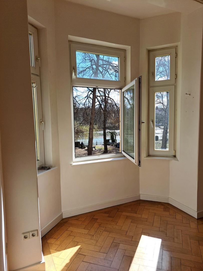 Isarblick vom Esszimmer