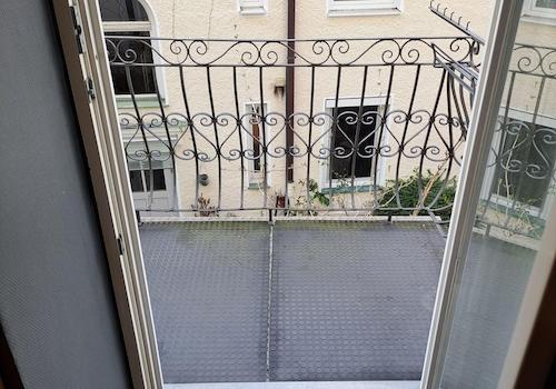 von Küche auf Balkon