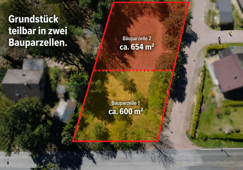 voll erschlossen - teilbar